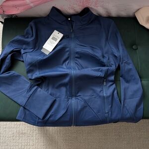 Women's Blue Athletic Workout Jacket NWT